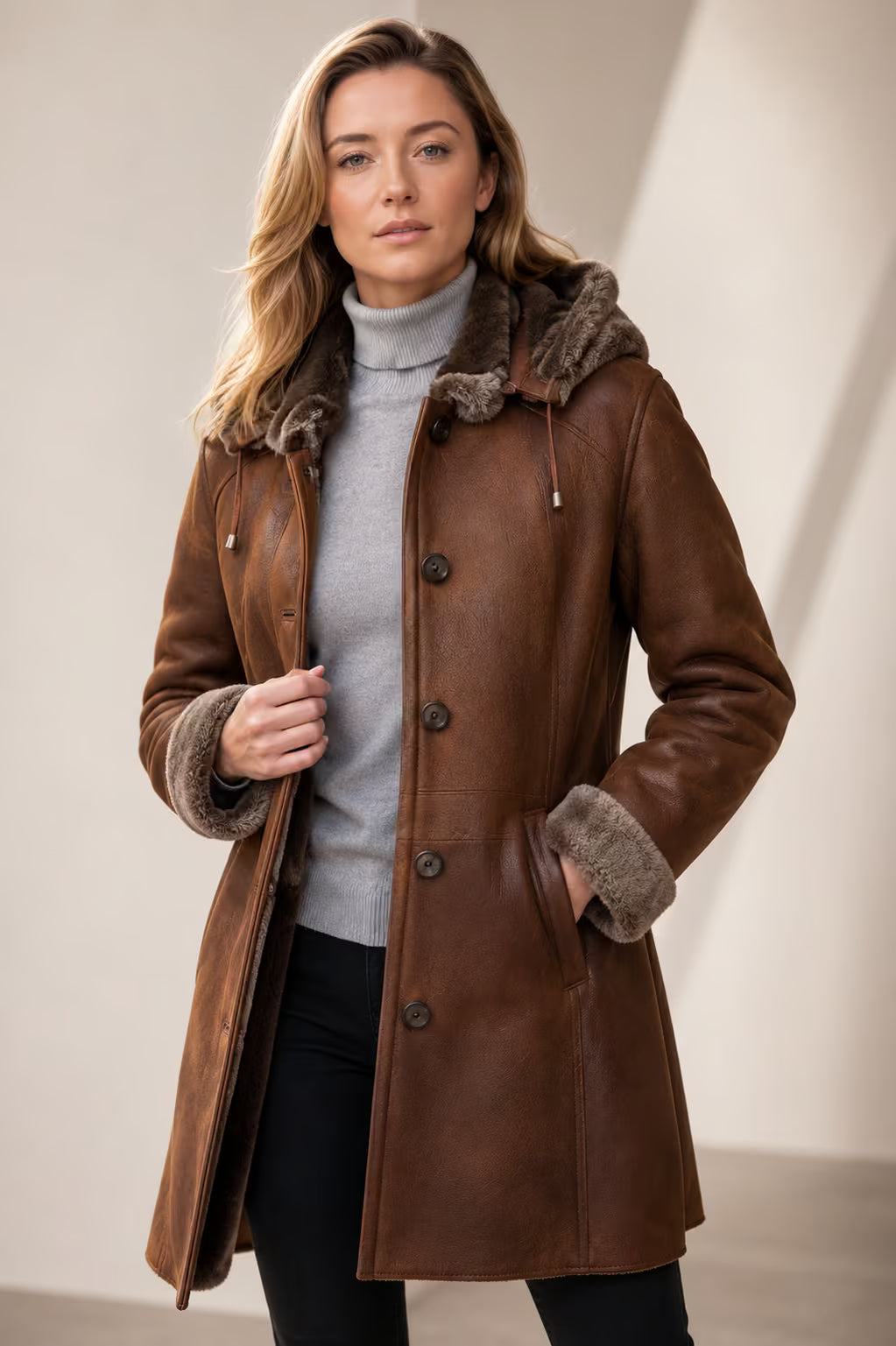 Leather Shearling Jackets