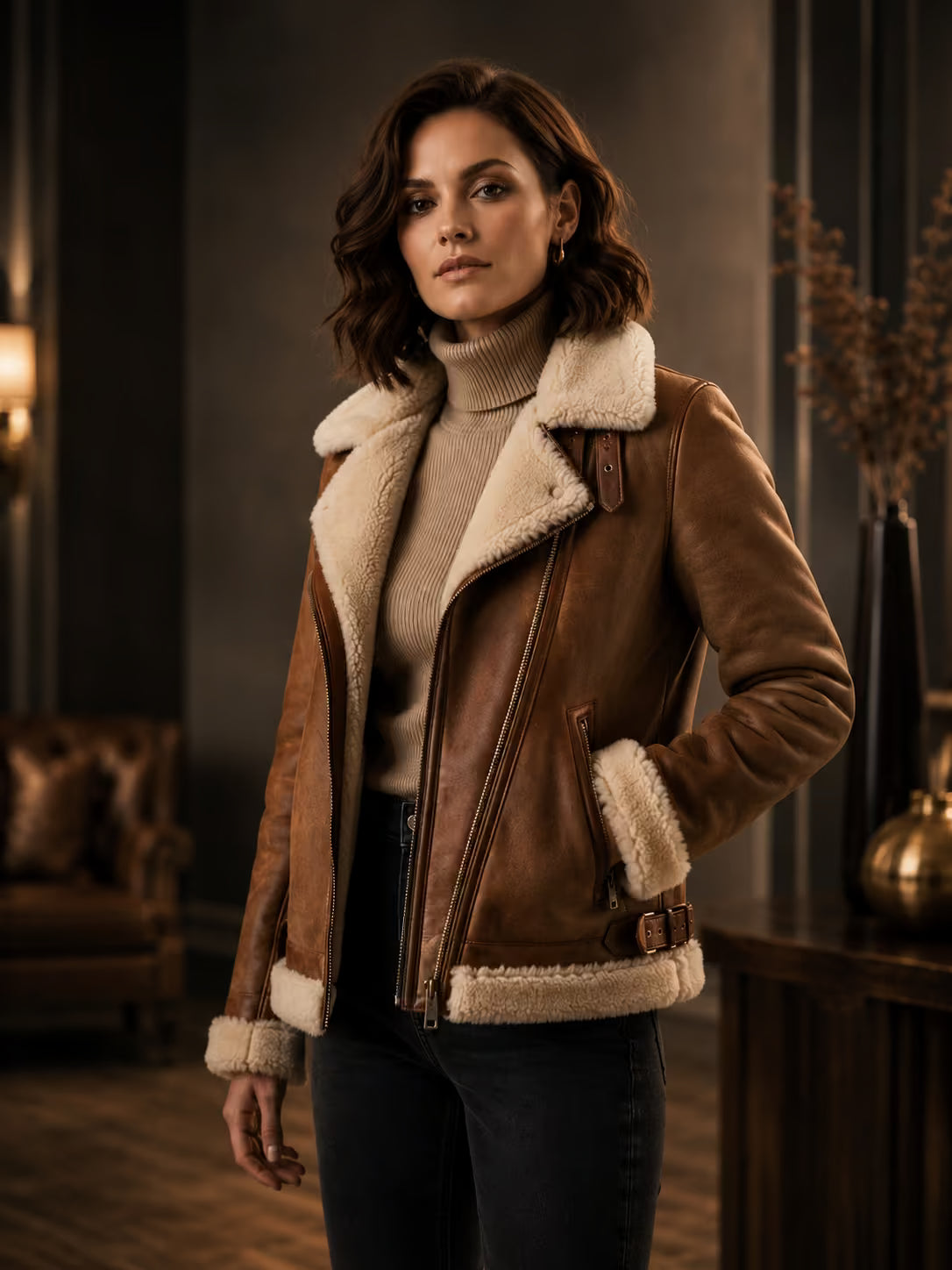 Sheepskin Jacket Women