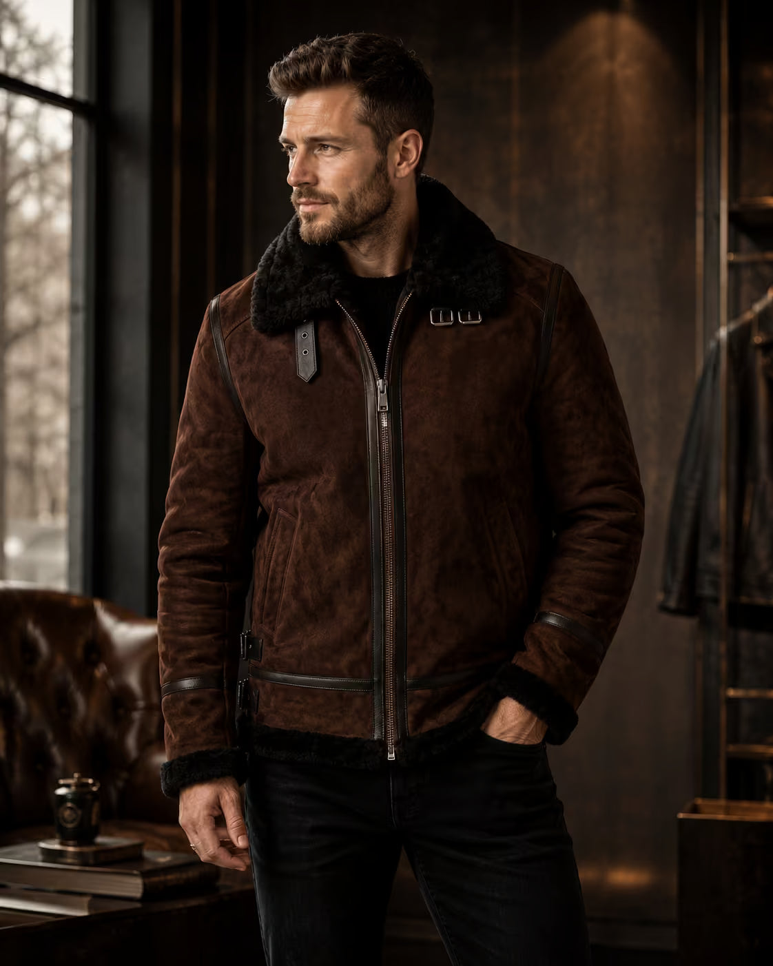 Suede Jackets Men