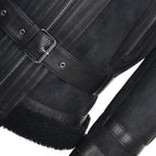 Women's Fitted Sheepskin Aviator Flying Jacket | Leather Slim fit Aviator pilot jacket