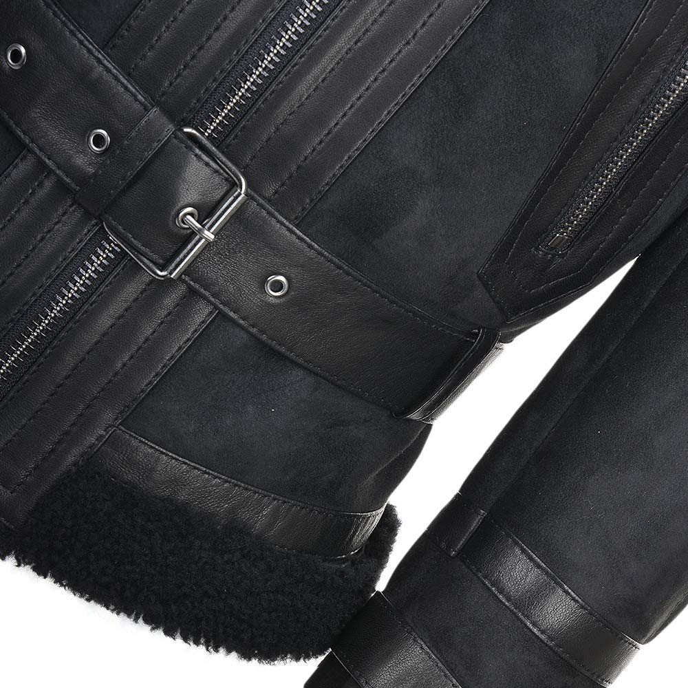 Women's Fitted Sheepskin Aviator Flying Jacket | Leather Slim fit Aviator pilot jacket