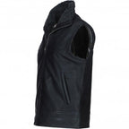 Men's Leather Waistcoat Brown ALPHA Vest