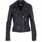 Women's Classic Moto Leather Jacket