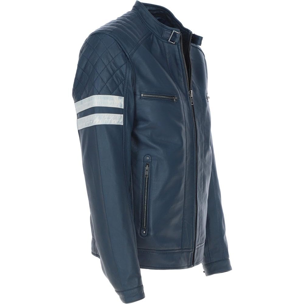 Men's Vintage Leather Biker Jacket