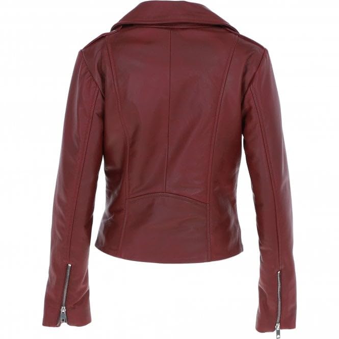 Women's Classic Moto Leather Jacket