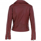 Women's Classic Moto Leather Jacket