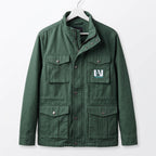 Green Deku Inspired Utility Jacket | Men's Anime Hero Academy Cosplay Coat