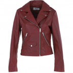 Women's Classic Moto Leather Jacket