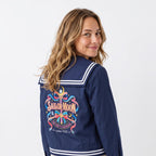 Women's Sailor Moon Jacket | Pretty Guardian Since 1992 Navy Bomber