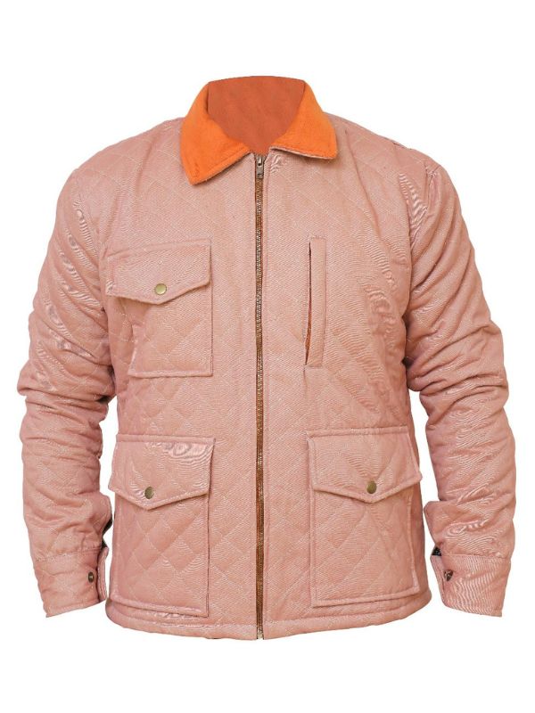 Men Quilted Cotton Jacket