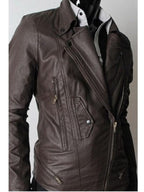 Multi Pocket Rider Slimfit Style Leather Jacket