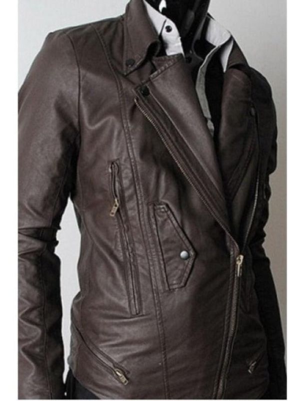 Multi Pocket Rider Slimfit Style Leather Jacket