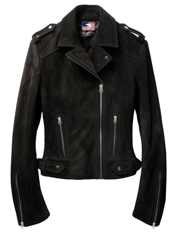 Men’s Black Suede Leather Jacket