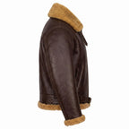 Men's Classic RAF Aviator Sheepskin Leather Dean Winchester Jacket