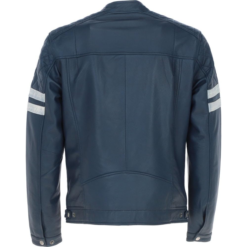 Men's Vintage Leather Biker Jacket