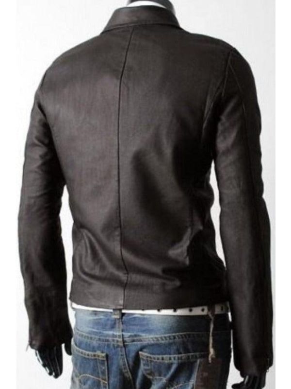 Multi Pocket Rider Slimfit Style Leather Jacket