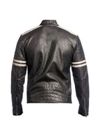 Cafe Racer Jacket Motorcycle Retro Moto black Leather Jacket