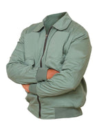 Men Jordan Green Cotton Jacket