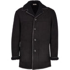 Men's Classic Sheepskin Coat Whisky/black
