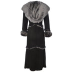 Women’s Sheepskin Long Suede Trench Coat