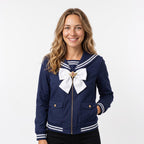 Women's Sailor Moon Jacket | Pretty Guardian Since 1992 Navy Bomber