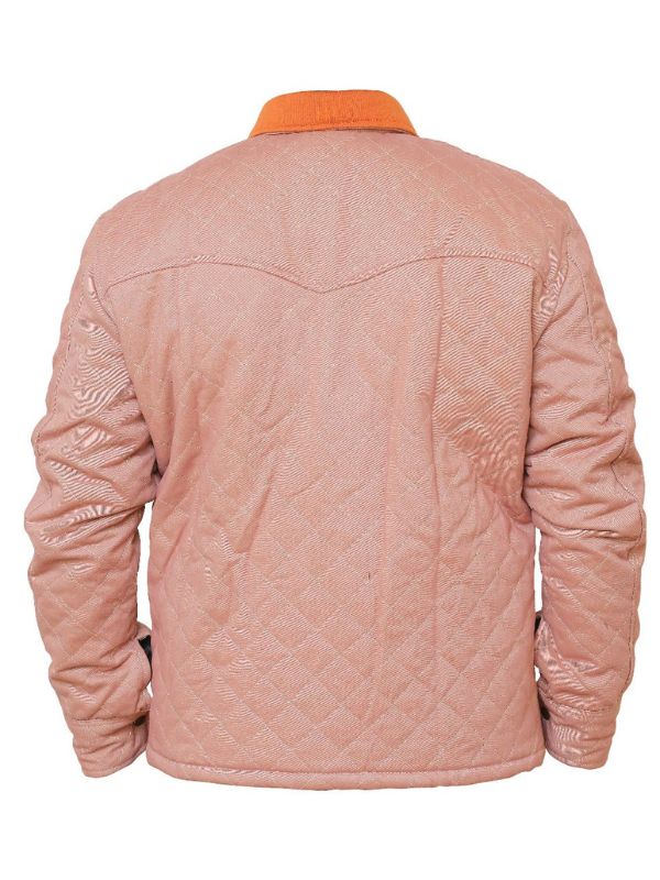 Men Quilted Cotton Jacket