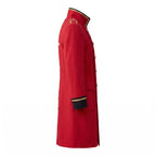 Men's Alchemist Edward Elric Inspired Red Wool Coat Anime Military Cosplay Overcoat Convention