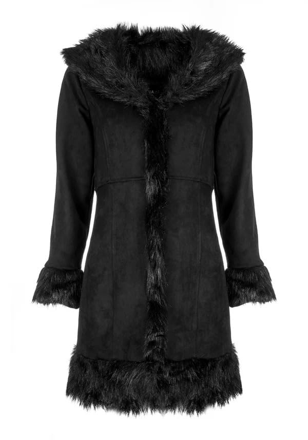 Vintage Penny Lane Long Suede Trench Coat Women