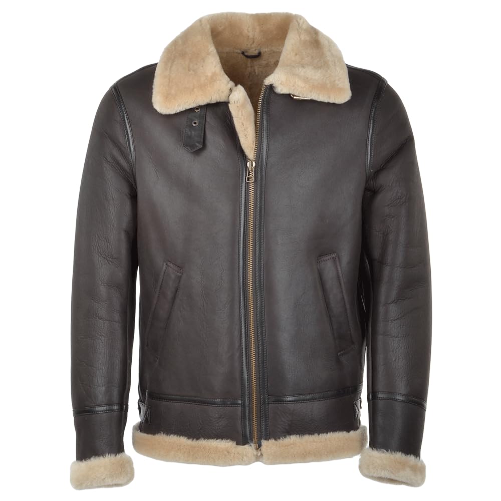 Men's Classic Sheepskin Flight Jacket