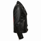 Men's Motorhead Rock Band Leather Biker Jacket | Heavy Metal Rock Style Concert Outfit