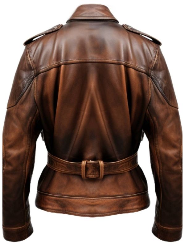 Men Military Style Vintage Leather Jacket – Vintage Leather Jacket