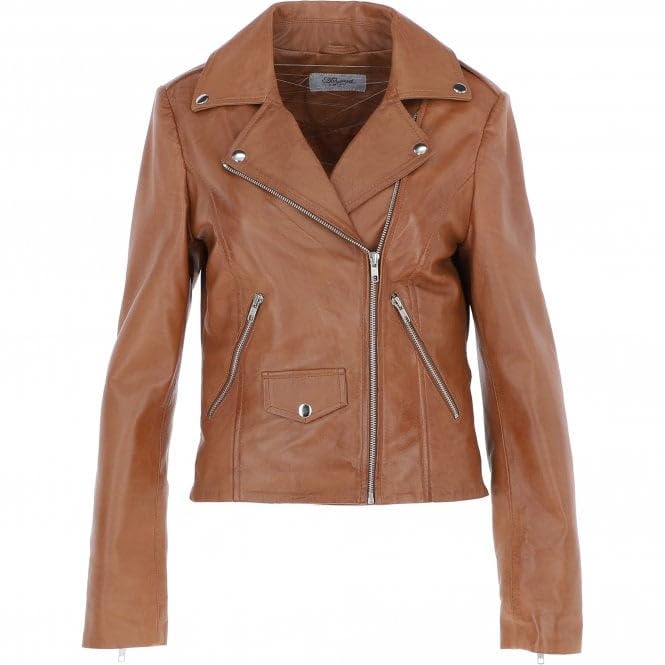 Women's Classic Moto Leather Jacket