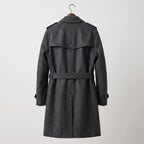 Buy Sherlock Holmes Wool Trench Coat | Men's Double Breasted Victorian Overcoat