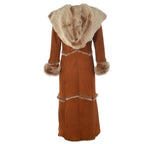 Women’s Sheepskin Long Suede Trench Coat