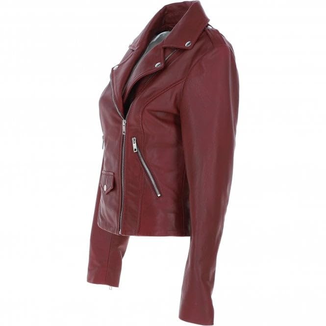 Women's Classic Moto Leather Jacket