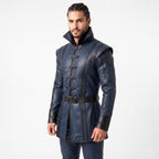 Men's Medieval Leather Warrior Set | Renaissance LARP Fantasy Tunic Cosplay Armor
