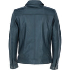 Men's Vintage Leather Bomber Jacket
