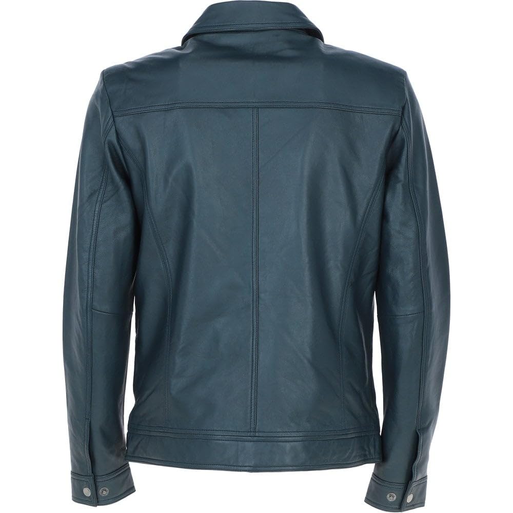 Men's Vintage Leather Bomber Jacket