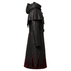 Women's Genuine Leather Hooded Cloak: Medieval Gothic Renaissance Fantasy Cape