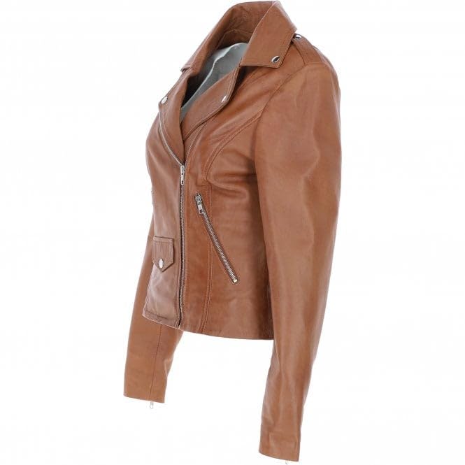Women's Classic Moto Leather Jacket