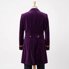 Deep Purple Velvet Victorian Tailcoat | Men's Steampunk Gothic Prince Costume Jacket