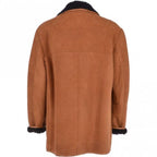 Men's Classic Sheepskin Coat Whisky/black