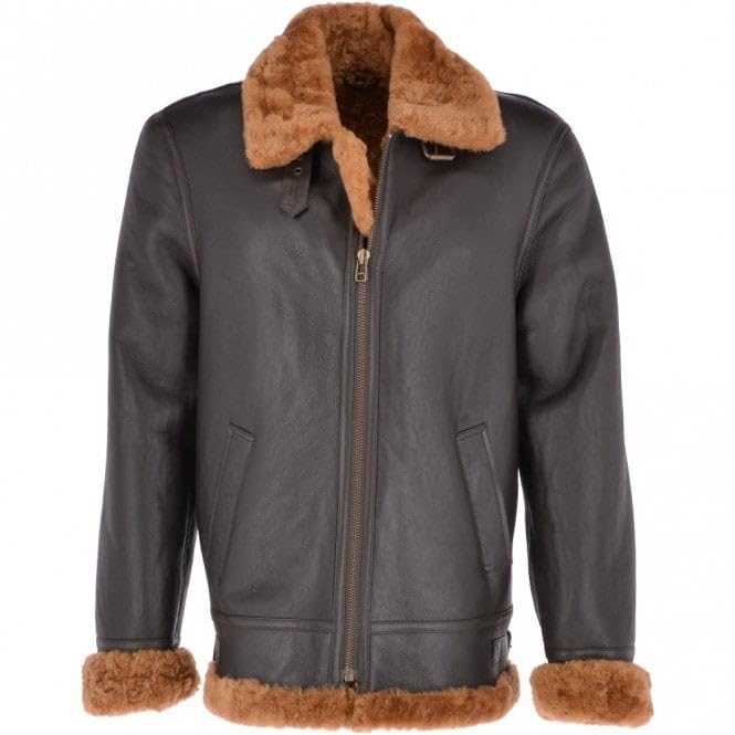 Men's Classic Sheepskin Flight Jacket