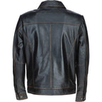 Men's Vintage Leather Bomber Jacket