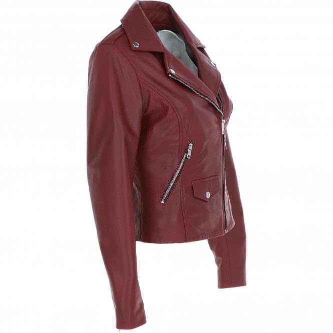 Women's Classic Moto Leather Jacket