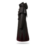 Women's Genuine Leather Hooded Cloak: Medieval Gothic Renaissance Fantasy Cape