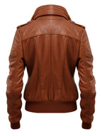 Bella Brown Vintage Leather Jacket