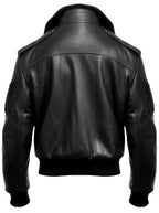 Black Jacket - Black Real Leather Jacket