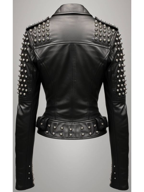 Cressida Black Leather Biker Jacket – Women’s Real Leather Jacket