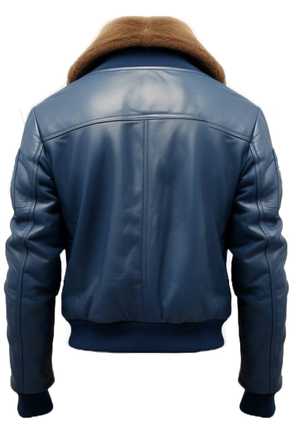 Flight Bomber Leather Jacket – Men Bomber Leather Jacket